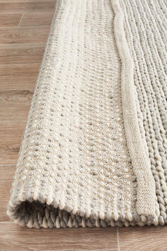 Virgin wool rug Happy Rugs COLORDOTS gray / multicolour 100x160 cm, 7
