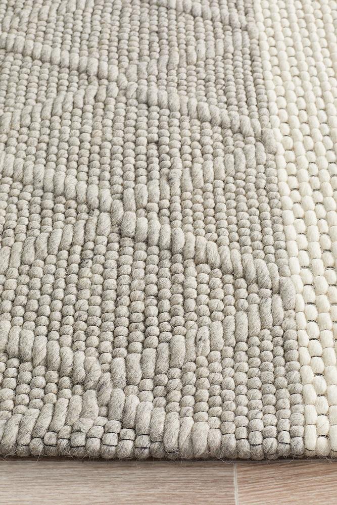 Studio Karlsson Wool Hatch Textured Rug - Click Rugs