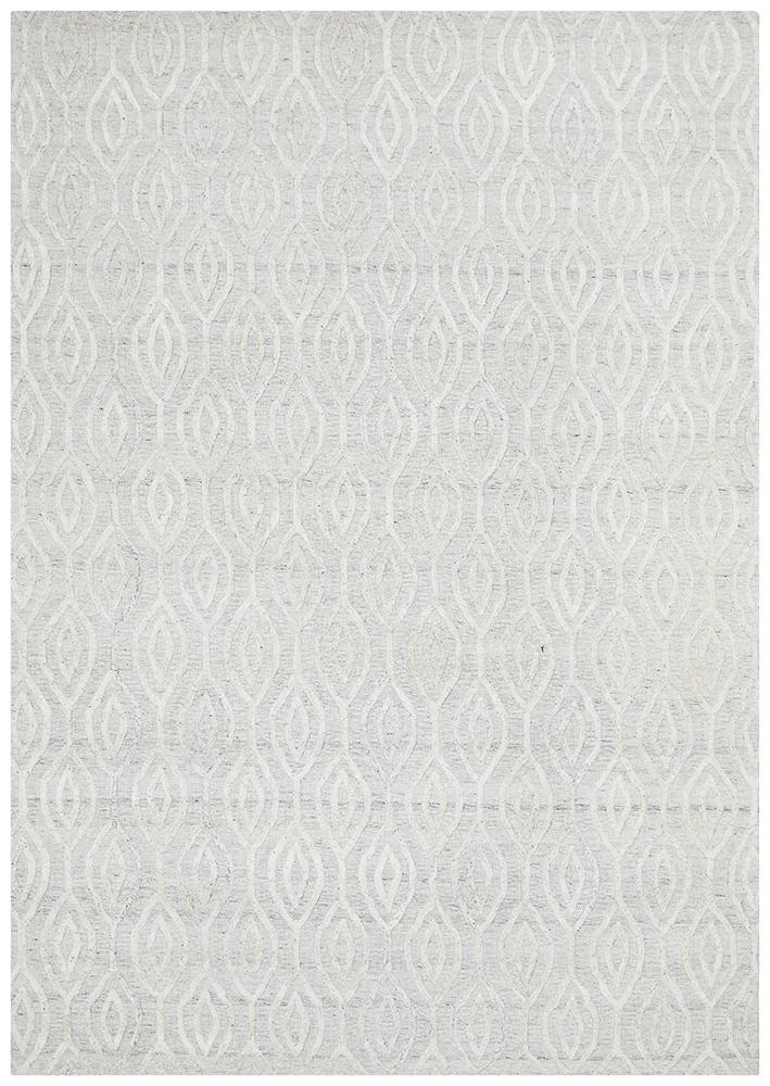 Visions Winter Wish White Modern Rug - Click Rugs
